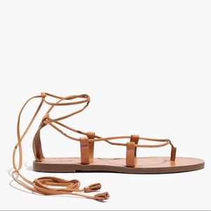 Madewell Boardwalk lace-up sandalsl